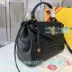 2019 New Copy L---V Wave Top Handle Black Leather Ladies Bag   (4)_th.jpg
